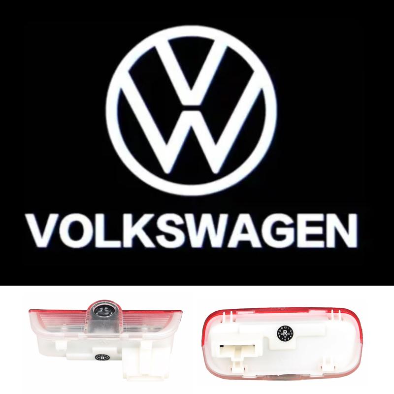 2pcs Car Door Welcome Lights LED Lamp for VOLKSWAGEN VW R LINE Rline Golf Tiguan CC Touareg Jetta Passat T-ROC Sharan Touran Bu2 wzpc7