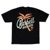 Футболка Barbell Brigade PALM TREE TEE для фитнеса и мышц, повседневная футболка, летняя мужская спортивная футболка для тренировок, спортивная футболка унисекс, топы
