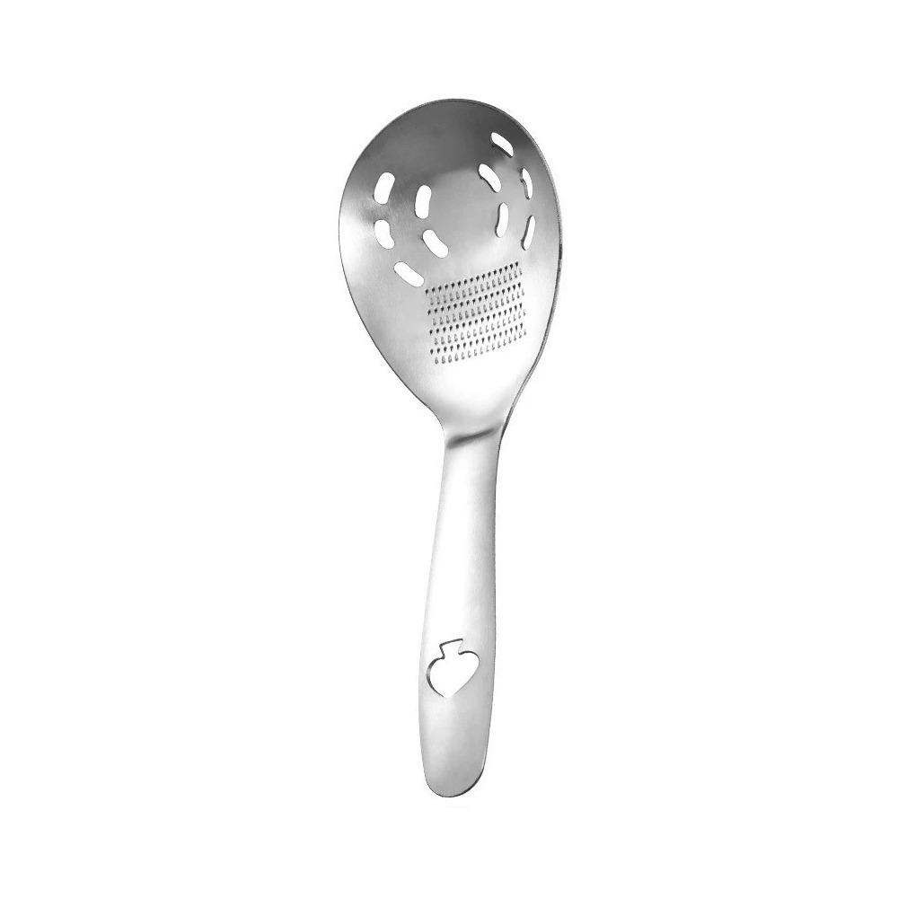 Slotted Bowl Multifunction Strainer Spoon Fine Grater Slotted Pasta Spoon Bottle Opener