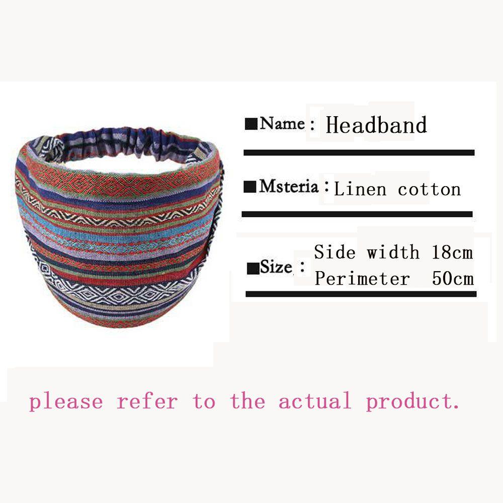 Trend Elastic Hair Bands Striped Wide Head Wrap Turban H Eadband Hair S Carf