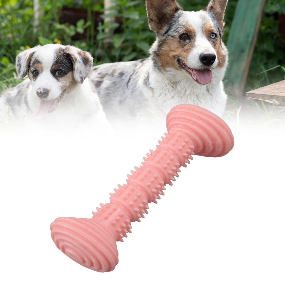Flexible Texture Treat Dispensing Toy TPR Compound Dog Teething Stick Indoor Play Time