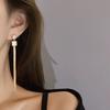 New Trend Long Style Fashion European and American Tassel Earrings Temperament Atmosphere Exaggerated Jewelry