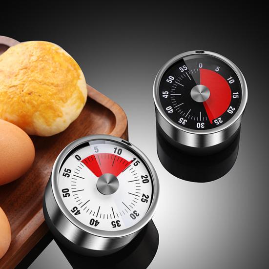 Stainless Steel Kitchen Timer Ultra-Precise Timing Ergonomic Button Design Magnetic Timer LED