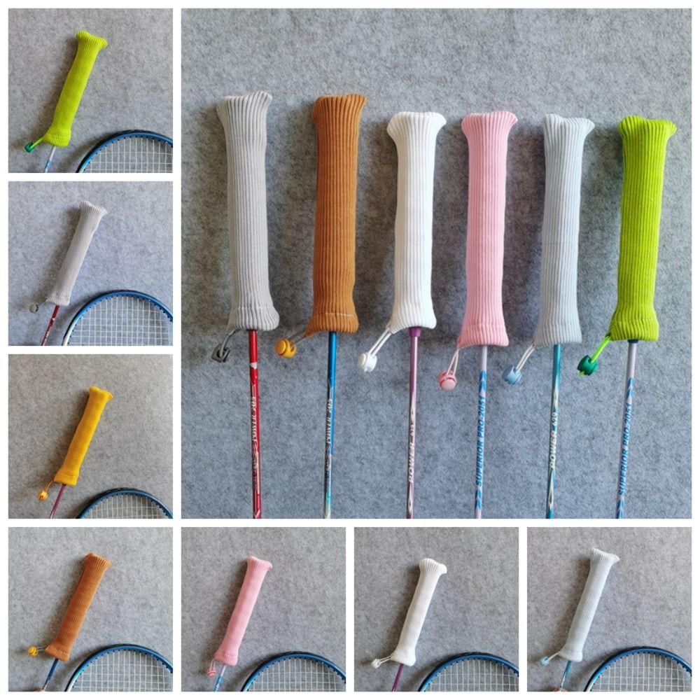 Эластичный протектор для бадминтонной ракетки, нескользящая цветная накладка на рукоятку ракетки, чехол для рукоятки ракетки, для улицы