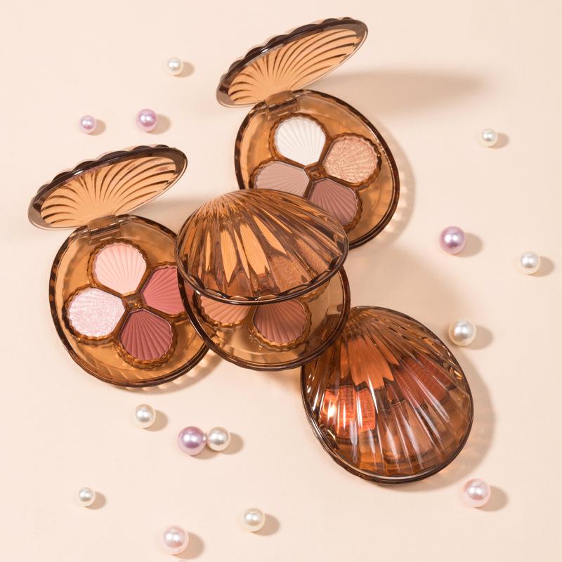 The Shell Eye Shadow Quad Is Durable, Delicate and Easy To Faint. Students and Girls Create Attractive Eye Makeup