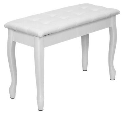 MUSIC MATE MM-K15-W Virtuoso Piano Bench, White
