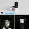 MAXGTRS 2x Двухцветный переключатель T10 LED W5W Автомобильные боковые и салонные огни 12В Лампа 2835 Чипов 194 168 Белый 6000K Парковочные и купольные лампы