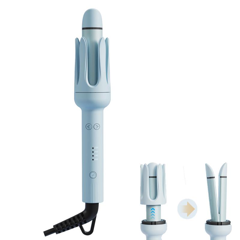 Automatic Hair Straightener 2-in-1 with Negative Ion Generator, Intelligent Timer, and Automatic Power-off