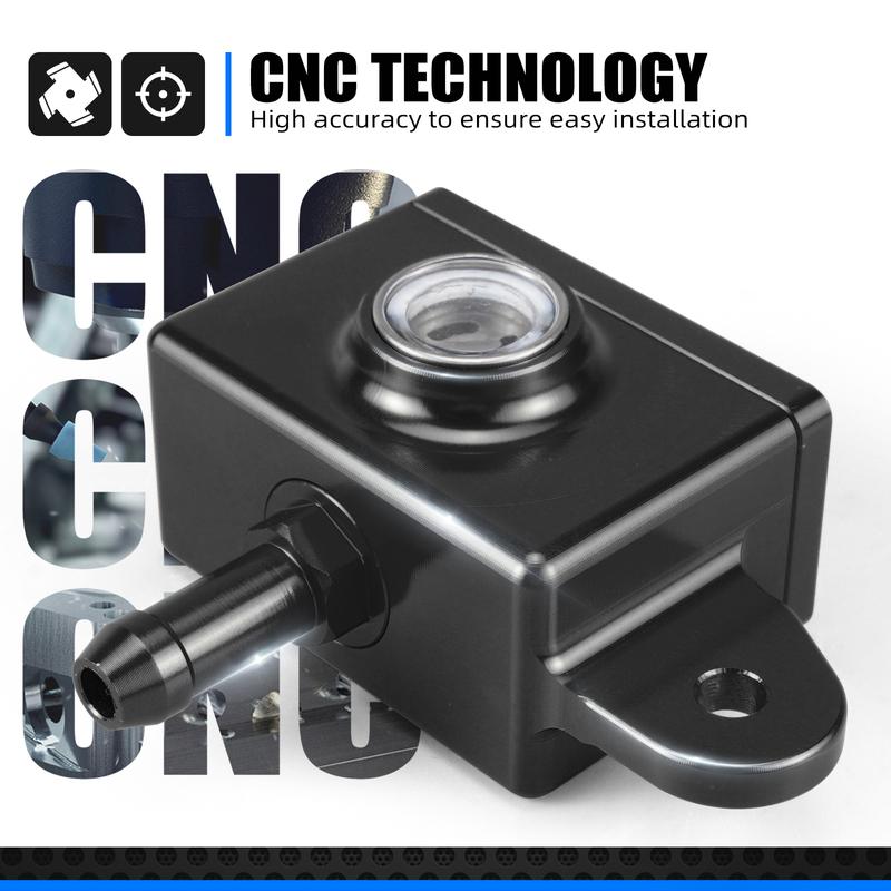 NICECNC For Suzuki DRZ400S DRZ400SM DR-Z 400S DR-Z 400SM 2000-2024 Aluminum Rear Brake Master Cylinder Reservoir Cover Cap