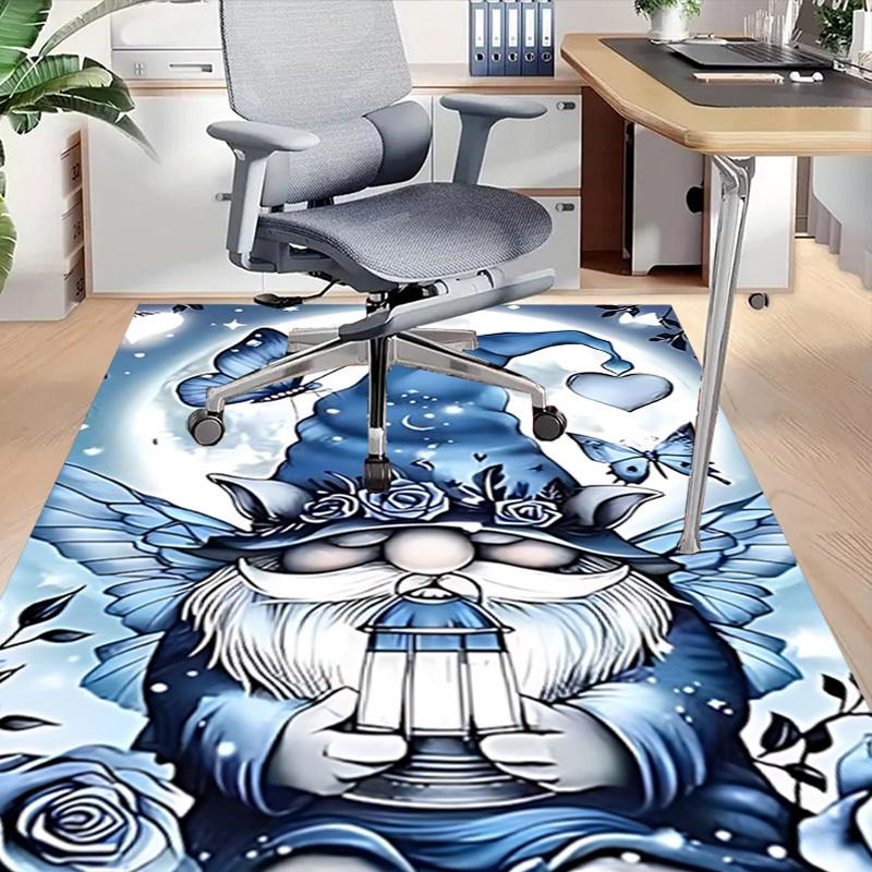 1pc Gnome Butterfly Carpet Anti Slip Polyester Floor Mat for office.Bedroom