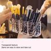 Clear Acrylic Makeup Brush Holder Desk Cosmetic Organizer Lipstick Storage Box Nail Polish Display Stand Rack Jewelry Case