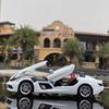 1/32 Benz SLR Roadster сплав спортивная модель автомобиля литая металлическая игрушечная машина модель автомобиля имитация звука свет коллекция детские подарки
