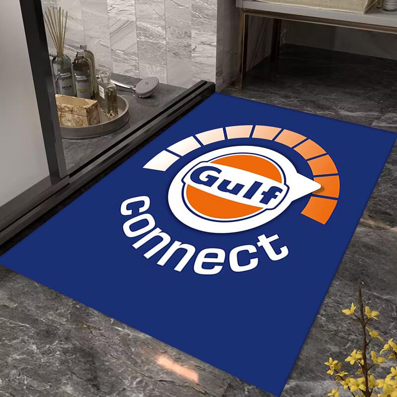 Gulf Brand Logo Design carpet Living room and bedroom mats floor mats Art Bathroom mat Fashion