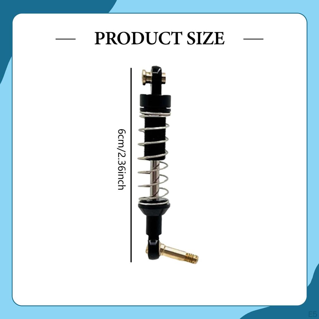 1/16 RC Car Shock Absorbers Spare Parts Aluminum with Mount Vehicle