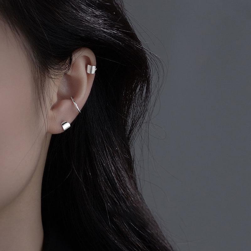 Женские глянцевые геометрические серьги в стиле ниши, новые трендовые серьги