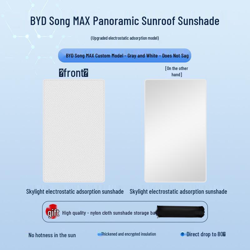 BYD Seal Song Han Tang Замшевая крыша с люком: Теплоизоляционный и солнцезащитный козырек