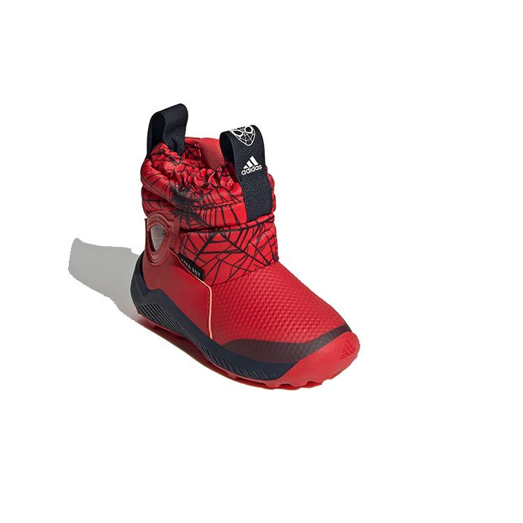 MARVEL x Adidas ActiveSnow Водонепроницаемые и теплые ботинки средней высоты для малышей Красный Черный Младенцы и малыши FV4271