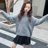 2025 Girls' Trendy Knitted Wool Sweater - Autumn/Winter Fashion for Big Kids