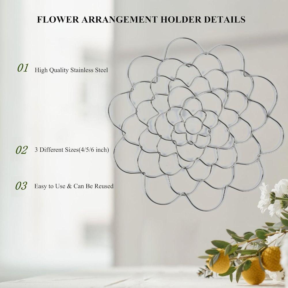 Reusable Flower Arranger Holder Bouquet Twister Flower Lid Supplies Floral Arrangement Holder