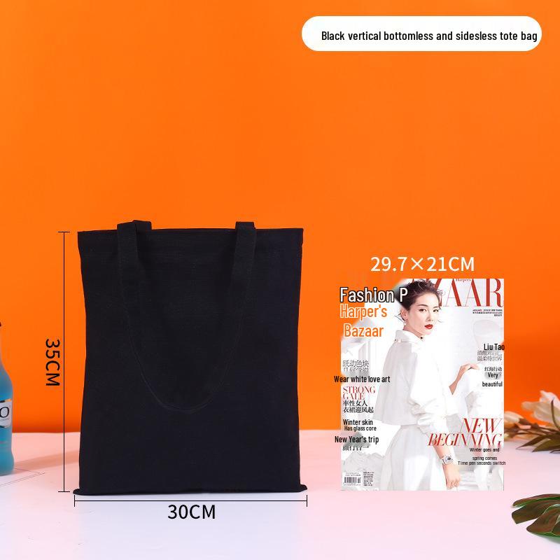 Высококачественная холщовая сумка-тоут с индивидуальным логотипом - Белая, Пустая, Персонализированная печать