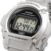 Casio Стандартные цифровые часы W -219H-8BV / -219HD-1AV Мужские, Темно-серые, Международная модель [Импортные] / Металлический браслет серебристого цвета [Импортные]