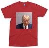 Donald Trump Mugshot Jail Headshot TShirt Funny Fake News President Trump 2026