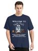 Owl Welcome To Night Shift Print Tshirts For Unisex Summer Lovely Tshirt Short Sleeve Casual Tshirts Ladies Novelty Tops Clothes