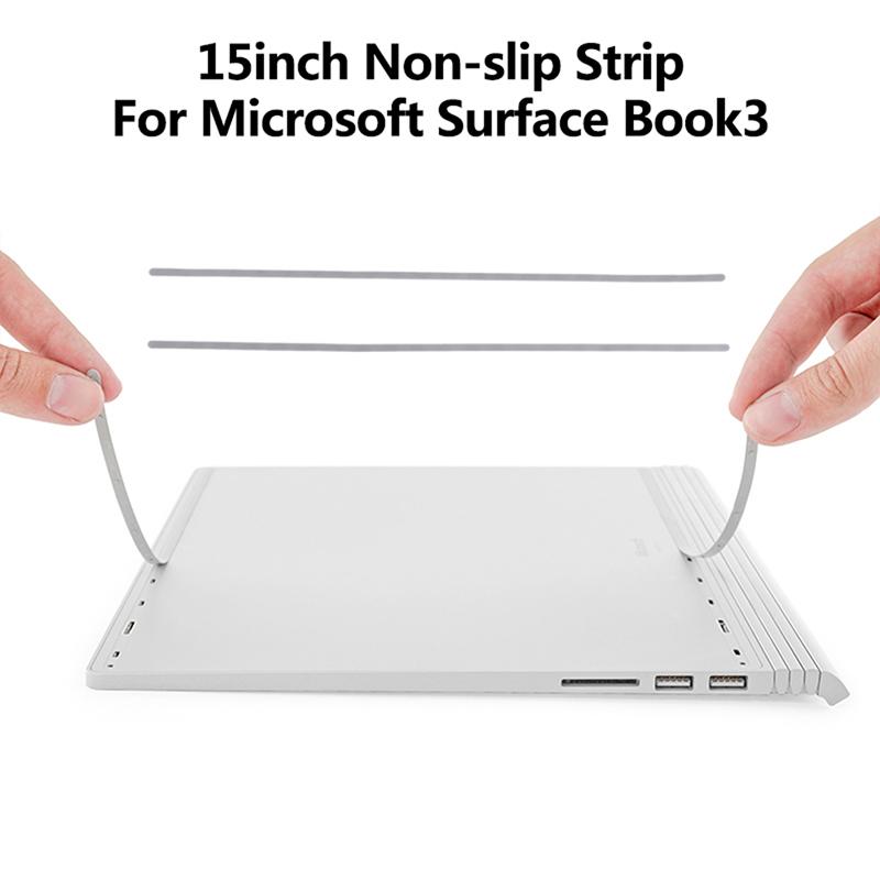 Universal 15Inch Rubber Feet Bottom Non-Slip Strip For Microsoft Surface Book3