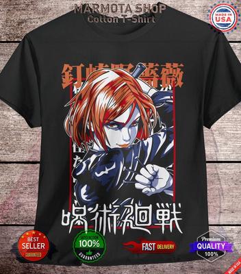 Футболка Нобара Кугисаки Jujutsu Kaisen Унисекс Аниме Футболка Футболка Вайфу Эччи Сексуальная