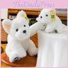 West Highland White Terrier Plush Toy Stuffed Short Pile Soft Material Doll Kids