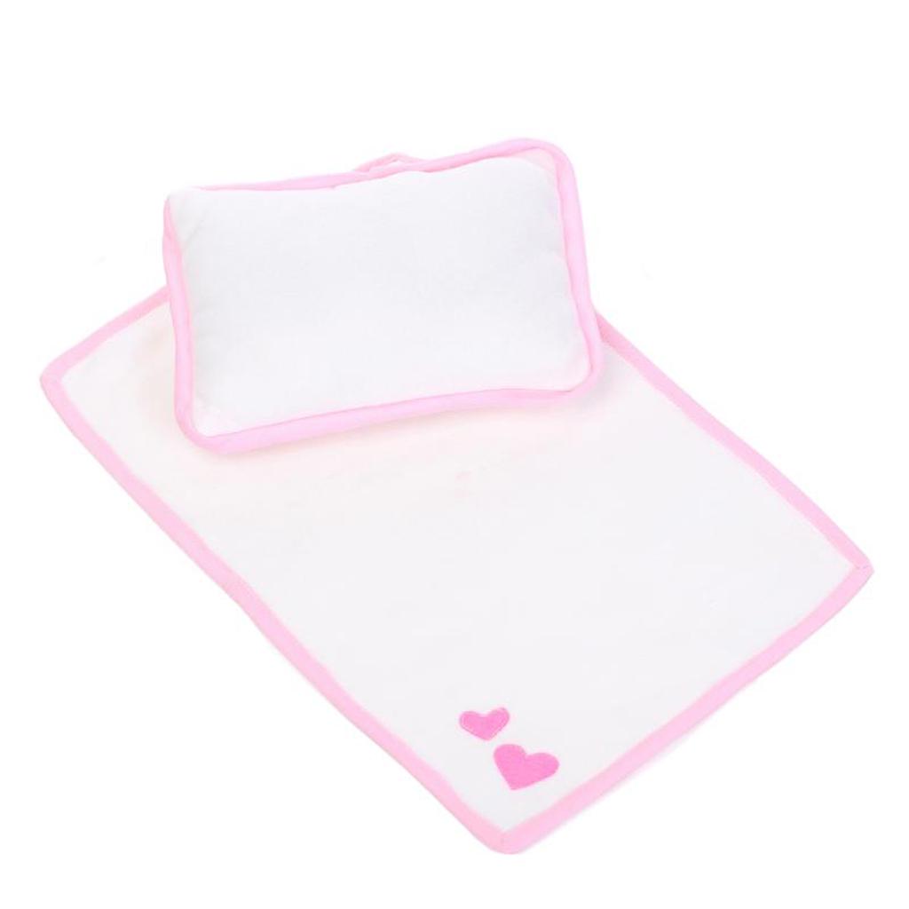 Lovely 11inch Silicone Simulation Newborn Baby Doll with Soft Basket Quilt