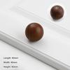 Wooden Door Handles Ball Knob Drawer Pulls Natural Beech Furniture Handles For Cabinets And Drawers Knobs Wardrobe Pulls