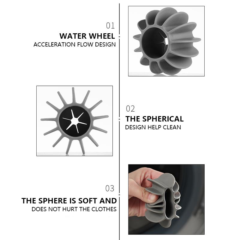 3/2/1 шт., силиконовый волшебный шарик для стирки, многоразовый инструмент для чистки одежды, средство для удаления волос для домашних животных, стиральная машина, ловушка для кошачьей шерсти, шарик для стирки