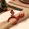 Кольцо для салфеток «Олень», Рождественский держатель для салфеток, 3D-печатное кольцо для салфеток в виде рогов для праздничных вечеринок, рождественского ужина, свадебного декора