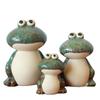 TOMMYFIELD Frog Figurine, Stylish Decorative Object for Interior Decor (Green)