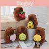 Adorable Capybara Plush Keychain Cute Animal Doll Gift For Kids 12cm Perfect For Collecting
