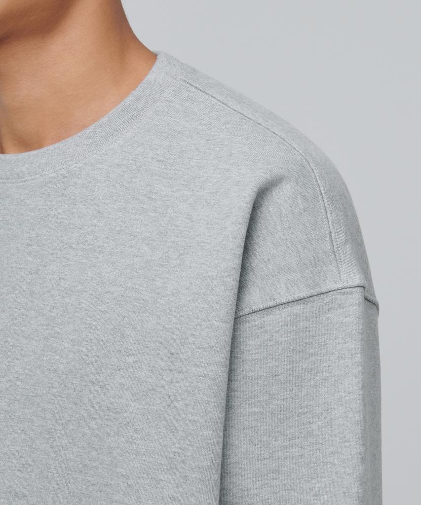MUSINSA STANDARD Heavyweight Oversized Sweatshirt [Medium Grey]