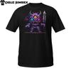 Three-Eyed Demon T-Shirt | Split Face Gothic Monster | Creepy Fantasy Sword Tee
