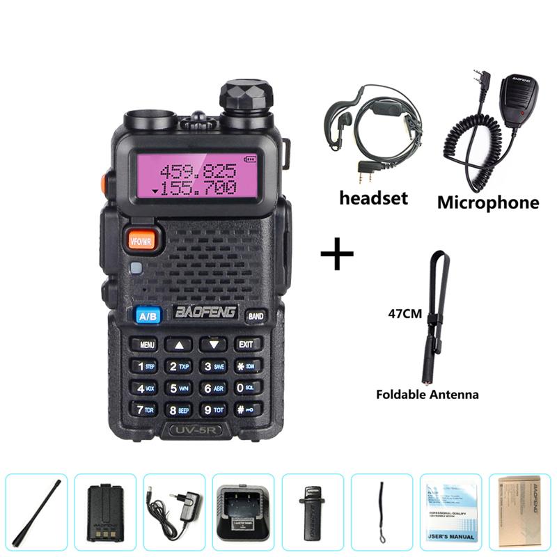Радиостанция Baofeng UV-5R, Рация, Авиадиапазон, Беспроводное копирование частоты, AM FM, Дальняя связь, Охотничья станция, Мощная портативная двусторонняя радиостанция
