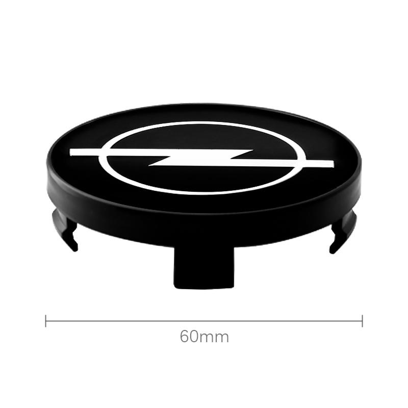 4 шт. 56 мм 60 мм Центральная заглушка ступицы колеса автомобиля Для Opel Astra Grandland Corsa Mokka Frontera Insignia Zafira Наклейка-заглушка диска Аксессуар