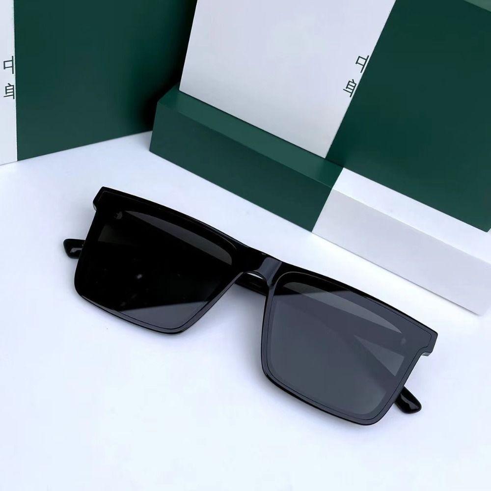 Punk Square Frame Sunglasses Simple Eyewear Trendy Driving Glasses  Beach