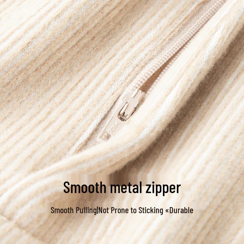 Ronz Men's Autumn/Winter Wool Blend Straight-Leg Trousers