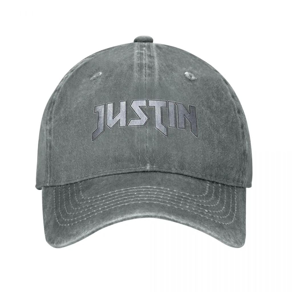 Heavy Metal JJustin Cap Unisex Women Cotton BBiebers Trucker Hat Daily Headwear Adjustable Baseball Cap