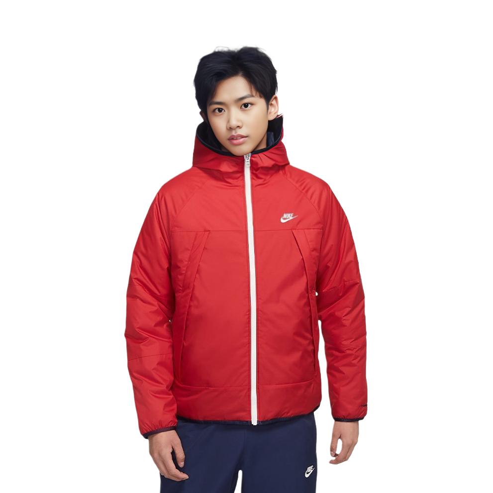 Nike Мужская пуховая куртка Красная Синяя DH2784-687