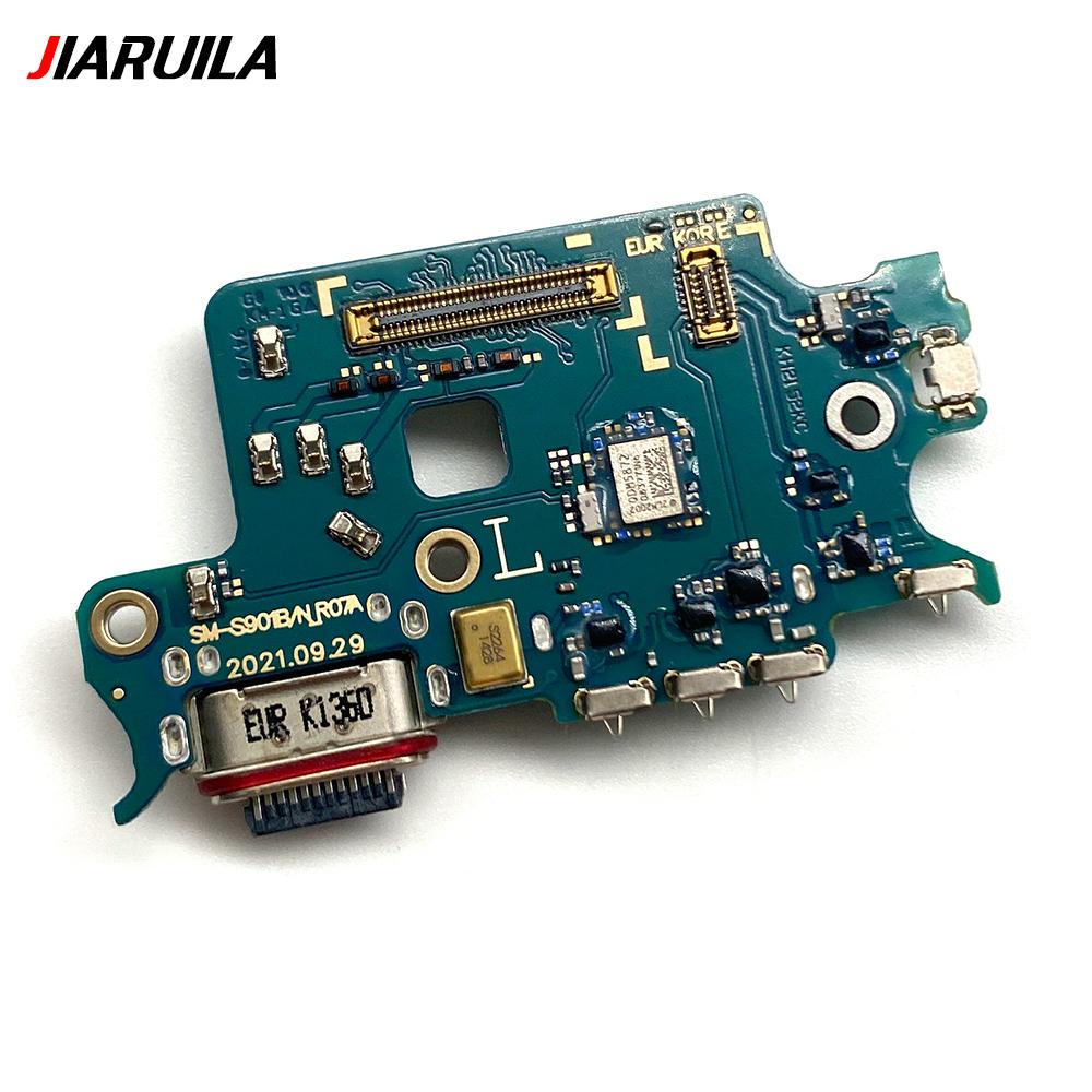 Шлейф USB-разъема для зарядки для Samsung S11 S11 S11 Plus Ultra S11 Fe G991B S916B, плата зарядки с модулем микрофона