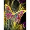 5D DIY Diamond Painting Colorful Crystal Butterfly Full Round Diamond Cross Stitch Kit Home Decor