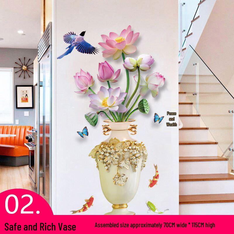 Самоклеящиеся настенные наклейки в китайском стиле для декора гостиной и спальни