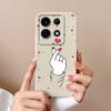 For Infinix Hot 30 Play GT 10 Pro Itel  A05s A04 Tecno Camon 20 Premier 5G Phone Case Cover Fashion Love Heart Matte Soft Silicone Shockproof Bumpers