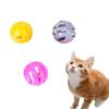 Interactive Chasing Cat Toys Ball Hollow Out Jingle Ball Cat Toys Cat Bell Ball Toy  Playing