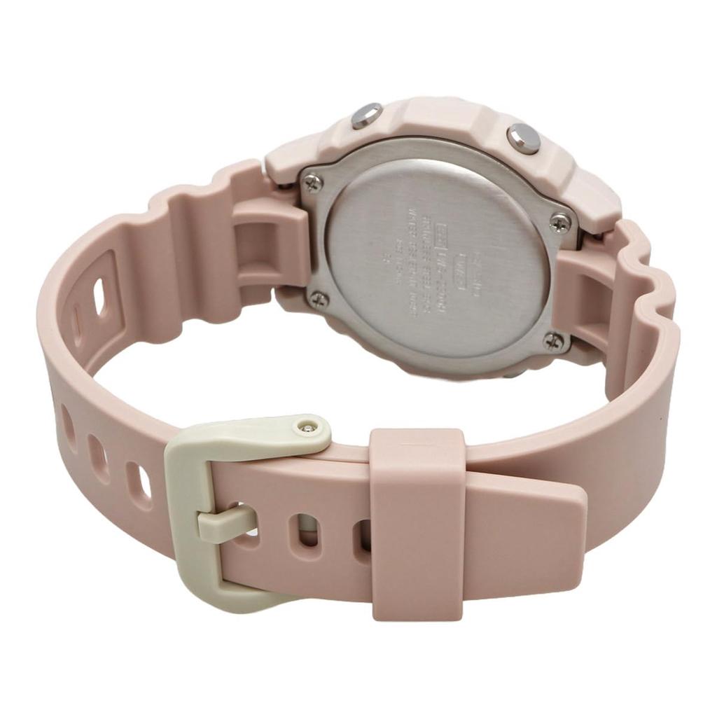 Casio Цифровые часы-трекер с функцией подсчета шагов, женские, розовые, бежевые, модель Overseas [Casio] LWS-2200H-4AV [Товар]